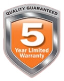 5 Years Warranty