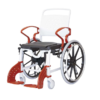Rebotec Genf 24″ wheel, self propelled shower commode wheelchair