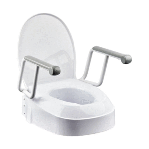 The Raised Toilet Seat with Armrests