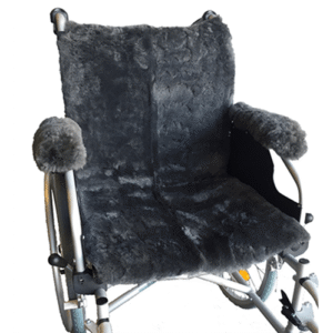 pearl Sheepskin Wheelchair Seat Cover